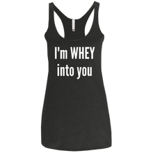 Whey into You Triblend Racerback Tank