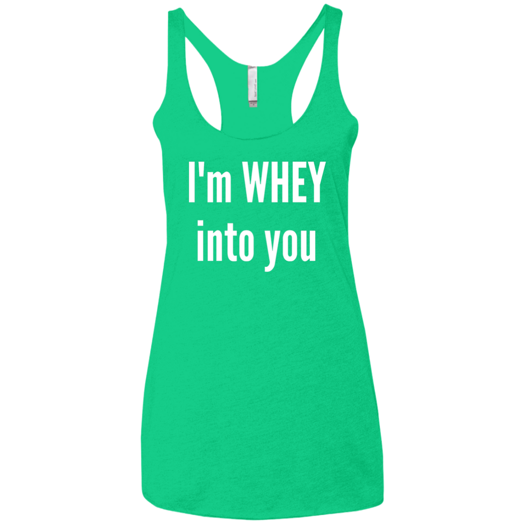 Whey into You Triblend Racerback Tank