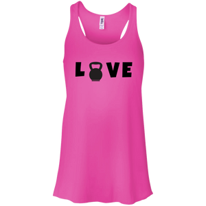 Kettlebell LOVE Flowy Racerback Tank