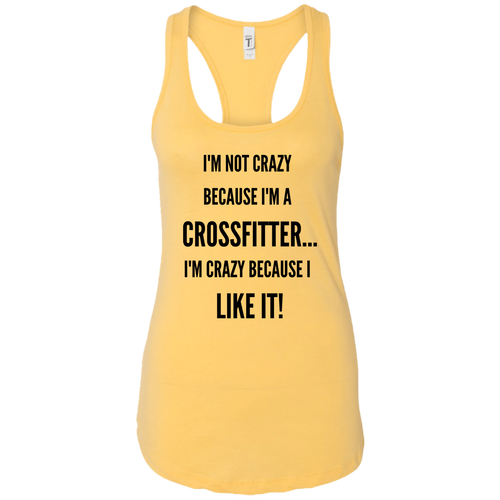 Crazy Crossfitter Racerback Tank