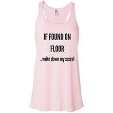 If Found on Floor... Funny Performance Tank