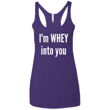 Whey into You Triblend Racerback Tank