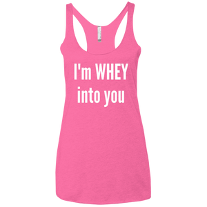 Whey into You Triblend Racerback Tank