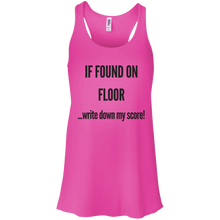 If Found on Floor... Funny Performance Tank