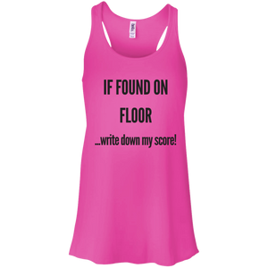 If Found on Floor... Funny Performance Tank