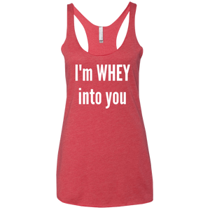 Whey into You Triblend Racerback Tank