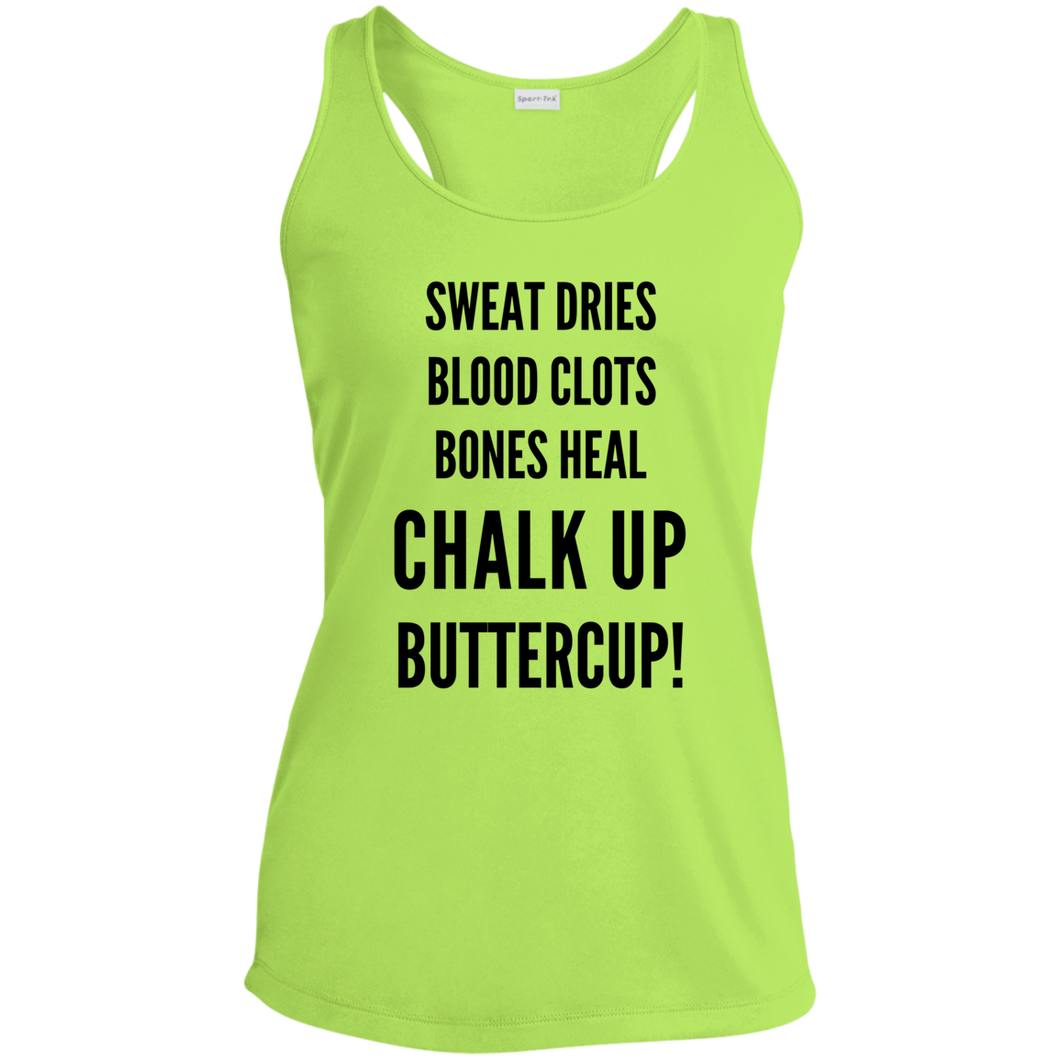 Chalk Up Buttercup Racerback Performance Tank