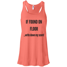 If Found on Floor... Funny Performance Tank