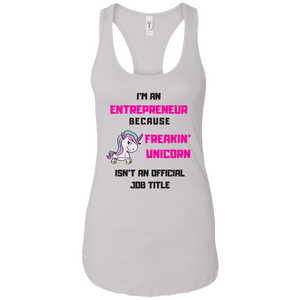 Unicorn Entrepreneur Racerback Tank