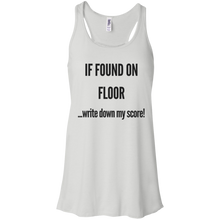 If Found on Floor... Funny Performance Tank