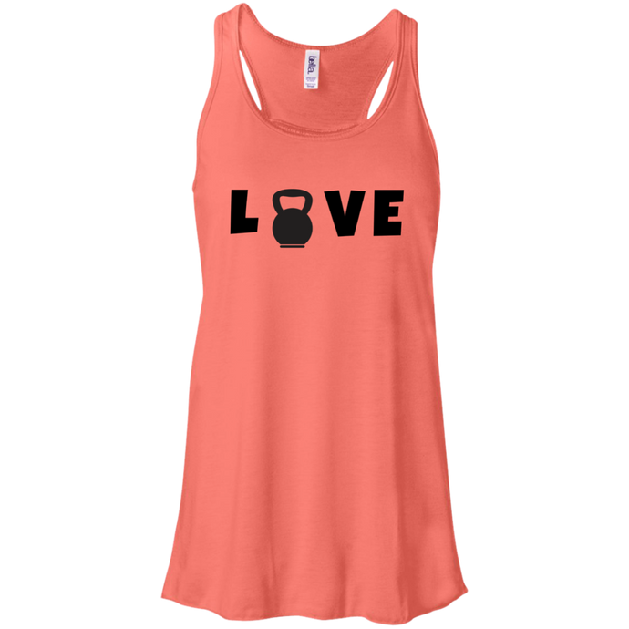 Kettlebell LOVE Flowy Racerback Tank