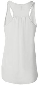 Flowy Racerback Tank rear view | Sweat Angels Gear